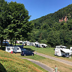 Campsite Friedensbrucke outside