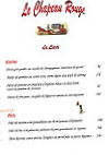 Le Chapeau Rouge menu