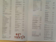 Het Frietje menu