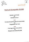 Le Clos Des Plaines menu