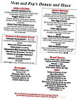 Mom And Pop's Donuts And Diner menu