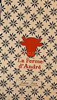 La Ferme A Andre menu