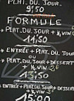 Brasserie Du Plan menu