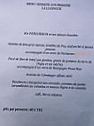 A la Loupiote menu