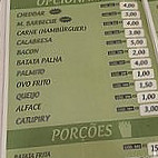 Prensados Lanches menu