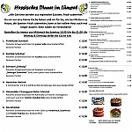 Lehrer Lämpel menu