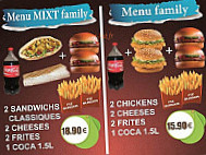 Fiz Burger menu