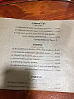 Rocanevada menu