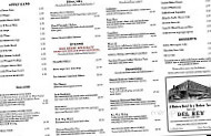 Jeremiah's Lounge menu