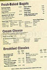 Bruegger's Bagel Bakery menu