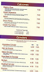 Reeds Spring Pizza Co. menu