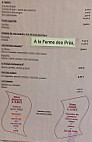 Au Bistro menu