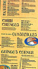 Tequilas Mexican menu