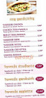 Bollyfood Bourg menu