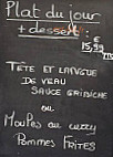 Le Tire Bouchon menu