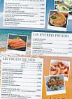 La Voile Bleue menu