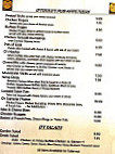 O'toole's Pub menu