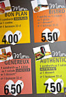 La Mie Câline menu