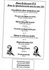 Hotel Restaurant LES MINOTIERS menu