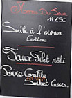 Le Belvoye menu