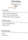 Le Flore en l'Ile menu