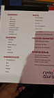 Costa Dourada menu