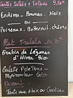 Tartes Tralala menu