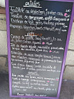 La Table Du Berger menu