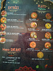 Mister Masala menu