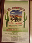 El Cerrito menu