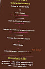 L'apero Gourmand menu