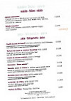 Le Bistrot D'à Coté menu