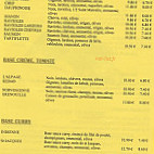 Place Aux Pizzas menu