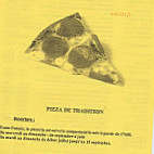 Place Aux Pizzas menu