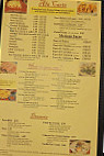 Lacasa Mexicania menu