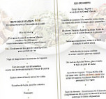 L'aire Du Temps menu