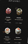 Cosy Sushi menu