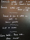 Bistrot De La Gare menu