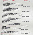 La Famiglia Italian menu