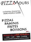 Pizz' à Mours menu