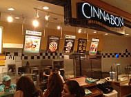 Cinnabon inside