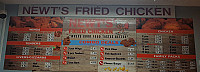 Newt's Food Machine menu