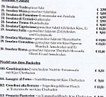 Pizzeria Roma menu