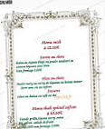 Zafran menu