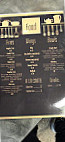 Bubbly's menu