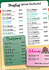 San Rémo Pizza menu