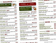 Olea Mediterranean Kitchen menu