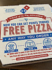 Domino's Pizza menu