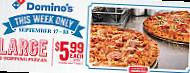 Domino's Pizza menu