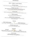 Boathouse menu